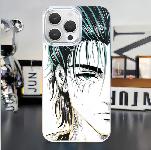 进击的巨人手机壳三笠兵长艾伦适用苹果17极光金iphone16华为mate70小米17红米k90vivoiqoo13一加ace5周边 - 图0