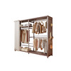 Wardrobe home bedroom perforated board all metal