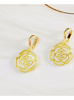 白贝复古神火印吊坠万能扣活扣可拆卸吊坠单坠项链diy配件新款