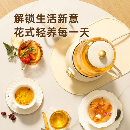 膳魔师全玻璃养生壶多功能家用办公室小型全自动烧水壶茶壶煮茶器 - 图3
