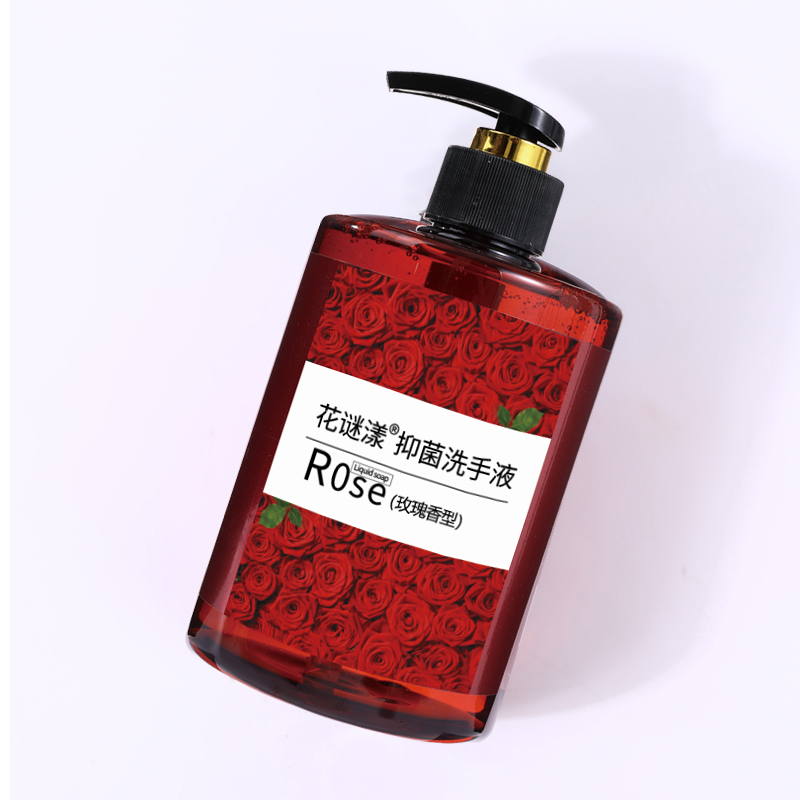 大容量抑菌洗手液玫瑰橄榄茉莉香按压泵头实惠装家用学生酒店通用