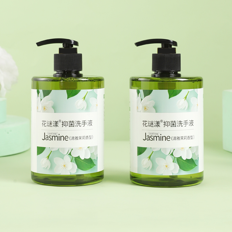 抑菌洗手液大容量清雅茉莉清香瓶装按压家用清洁男女学生酒店通用