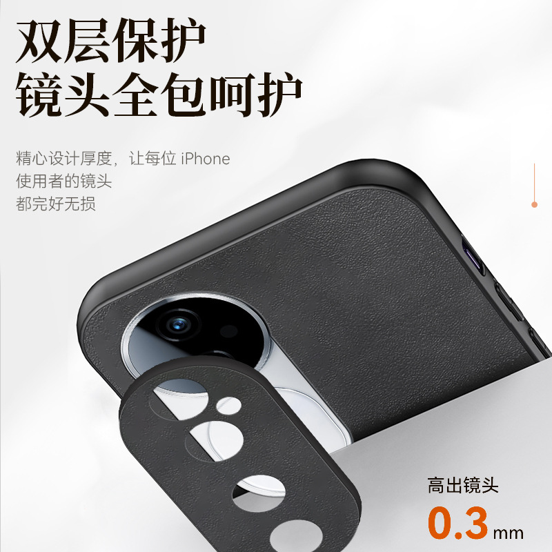 适用vivoV40Pro手机壳海外版V30新款羊巴皮vivo全包镜头保护套vovoV防摔viviv29男女voviv40por硅胶外壳V2348 - 图0