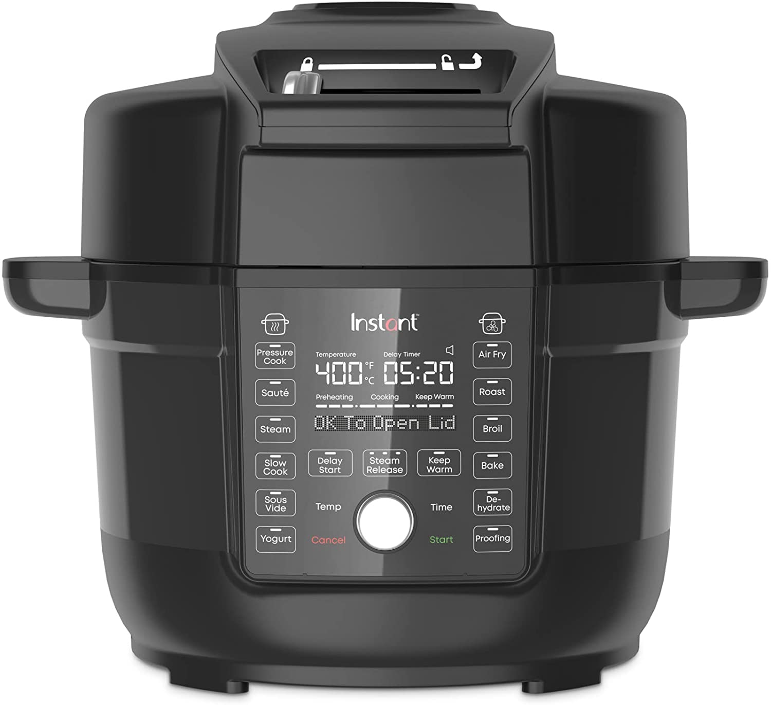 美国代购Instant Pot Duo Crisp Ultimate Lid 13合1压力锅110v