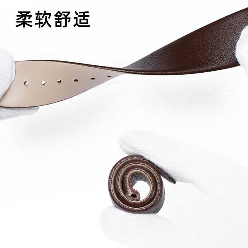 适用Garmin佳明Forerunner245/245M/645M/255/265M/955/965超薄真皮表带Vivoactive3/Venu2/Venu3手表带男女 - 图1