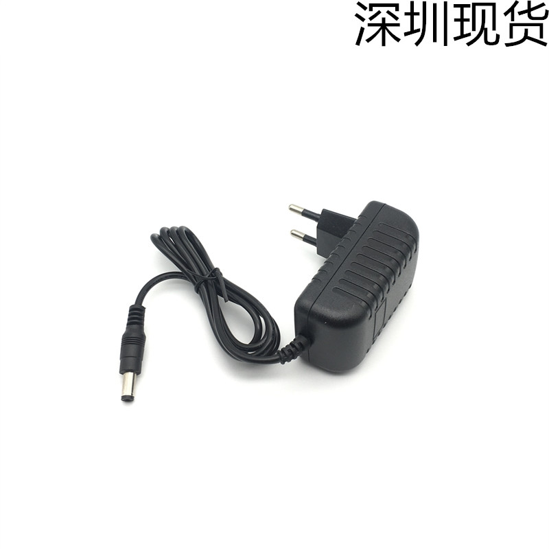 欧规DC5V12V1A1.5A2.5A3A电源适配器充电器线UK欧标火牛直流输出-图1