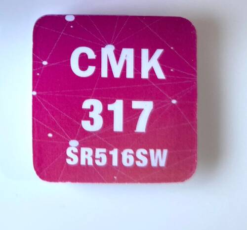 cmk317 SR516SW高容量数字耳机电池 cvk458 007 600 680纽扣电池 - 图0