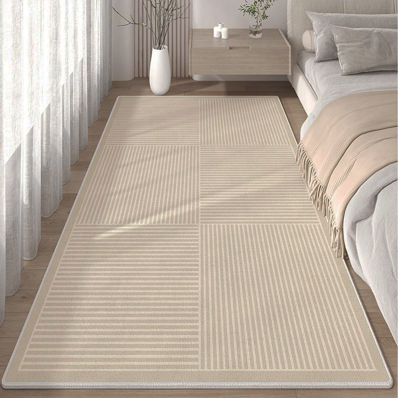 Bedroom bedside carpet, living room home cream style coffee table blanket, room wash-free sofa floor mat, easy care