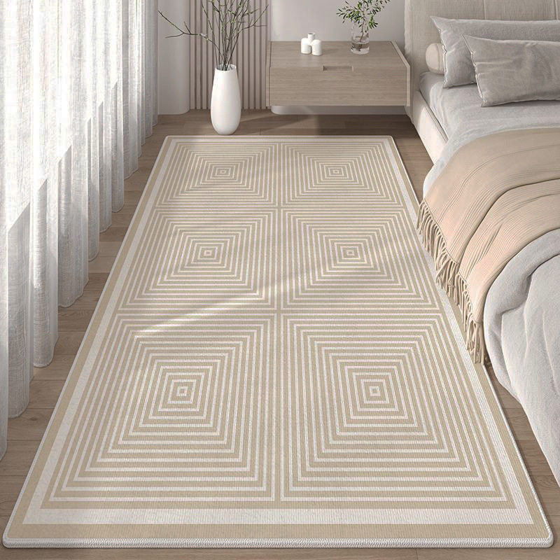 Bedroom bedside carpet, living room home cream style coffee table blanket, room wash-free sofa floor mat, easy care