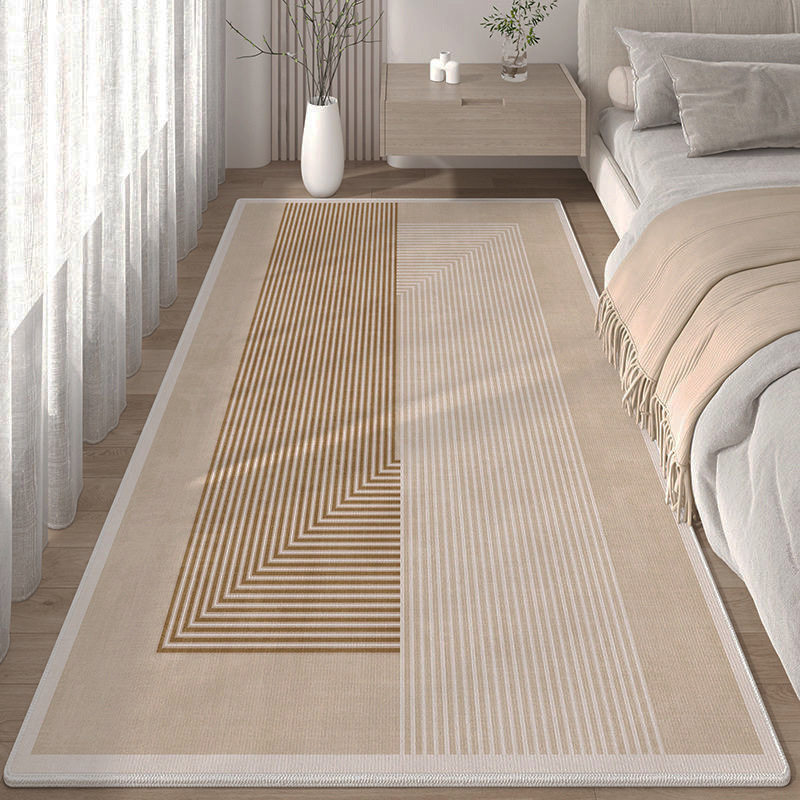 Bedroom bedside carpet, living room home cream style coffee table blanket, room wash-free sofa floor mat, easy care