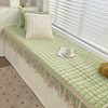 Bay window mat, four-season bay window mat, thickened plush anti-slip window sill mat, tatami four-season balcony mat, simple seat cushion