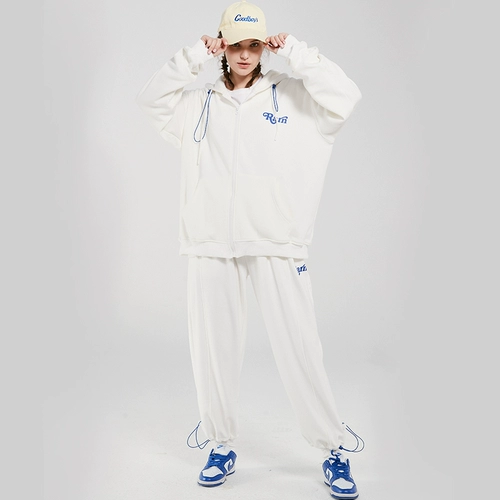 Осенние спортивные штаны с молнией, толстовка с капюшоном, куртка