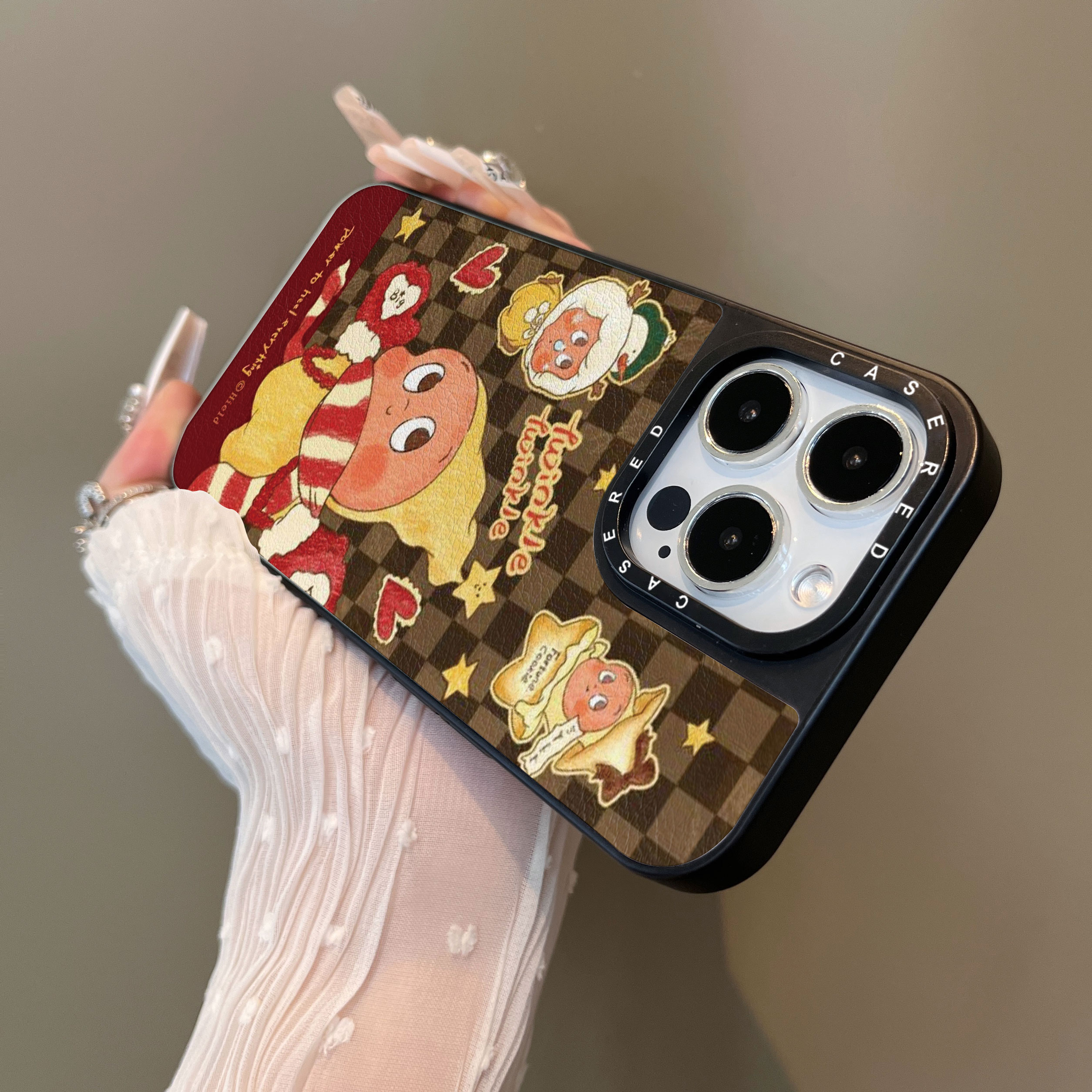 适用于华为pura80pro+手机壳星星人铃铛p80plus十刀锋小羊皮支架p60简约p40新款p50e套防摔男女生p70ultra - 图2