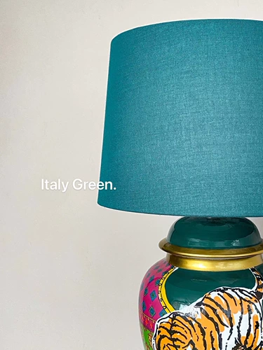 Ruo Nai Tiger итальянский классик Ричард Подглазе окрашенная фарфоровая лампа Цвет белья личность