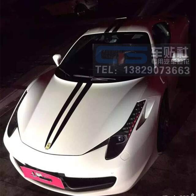 Ferrari 458 car sticker, F430 488 hood sticker, F12 599 modified sports car wire drawing decoration