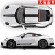 Suitable for Porsche 911 pull-up car stickers, carrera 997 body side skirt stickers, 992 hood modification