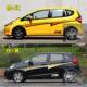 Suitable for Honda's new Fit car body stickers, personalized decorative car stickers, modified door decals, car stickers