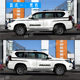Suitable for overbearing car stickers, Toyota Prado door stickers, body color strips, modified car waistline stickers