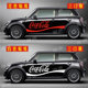 Suitable for BMW mini car decals, decorative car body stickers, Coca-Cola personalized decorative stickers