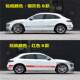 Car body side skirt decorative stickers