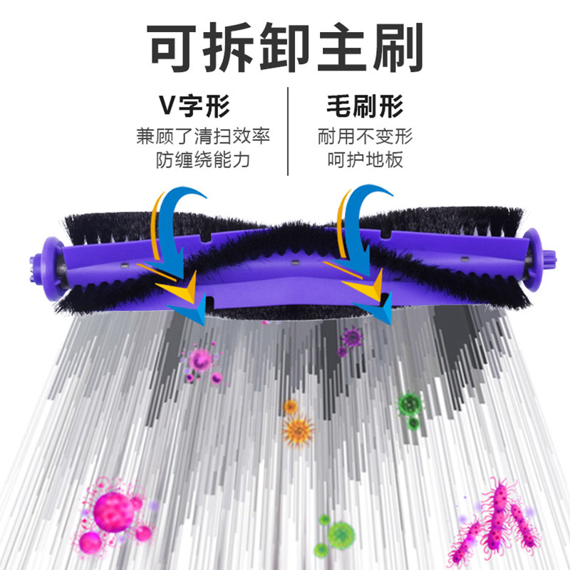 适配云鲸配件J3清洁液滤网芯海帕主刷边刷集尘盒抹布清洁剂拖布,淘宝优惠券,粉丝福利购,淘宝优惠卷