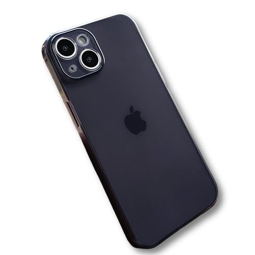 不会黄17苹果16iPhone14ProMax透明太空黑13PM手机保护壳15硅胶软套四角气囊直边框防摔滑水墨色12镜头全包11 - 图3