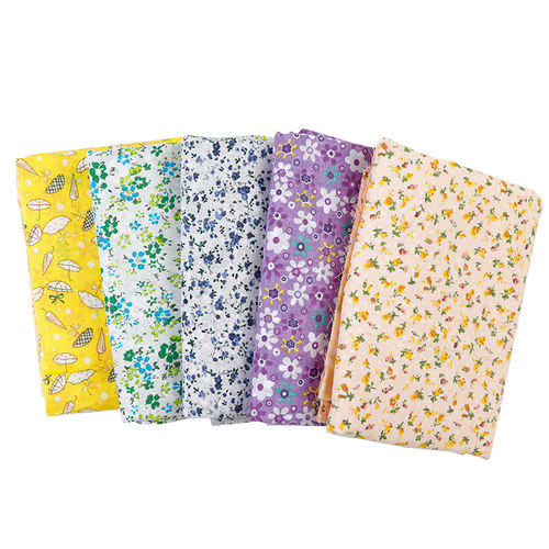 纯棉布料 田园小碎花印花布料面料缝纫服装连衣裙手工DIY全棉布料 - 图1