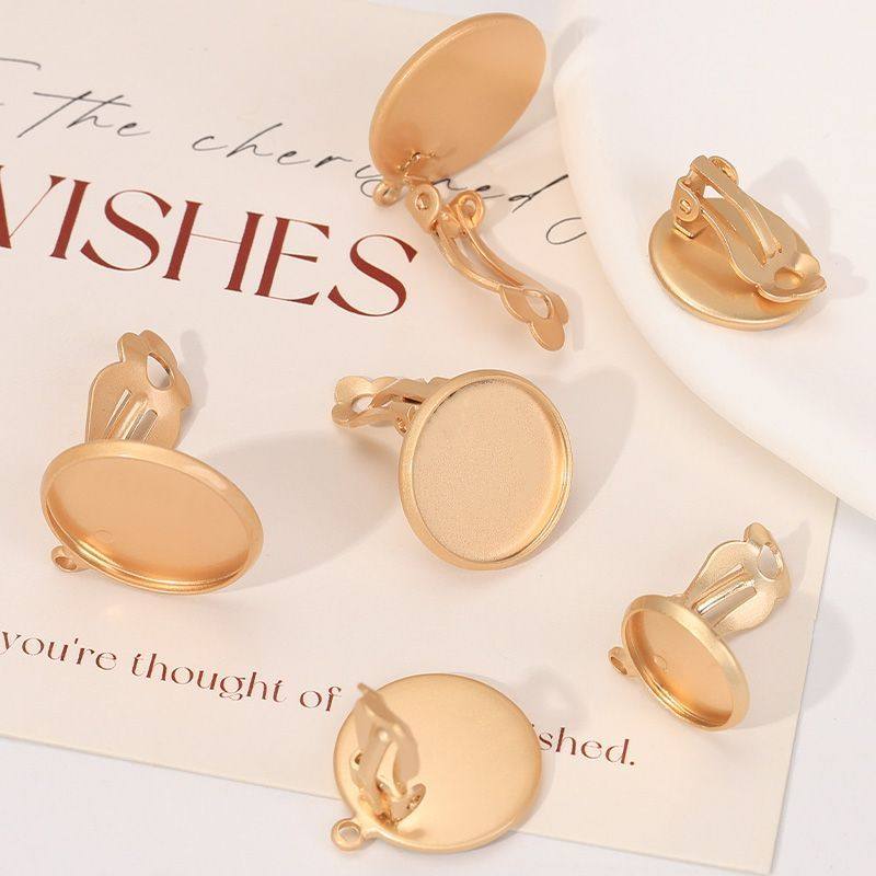 宋锦贴布艺底胎耳钉中式珐琅耳饰空托手工diy耳饰材料包新中式,淘宝优惠券,粉丝福利购,淘宝优惠卷