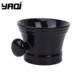 YAQI black plastic men's shaving bowl, women's oil bowl, soap bowl, shaving bowl, barber shop use