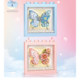 Dream Butterfly Flower Realm Butterfly Building Blocks Photo Frame Educational Three-dimensional Puzzle Toys Fun High Building Blocks Ornaments Gifts for Boys and Girls