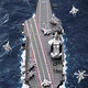 Chinese building blocks Fujian ship aircraft carrier military model puzzle assembly small particles fun high toy boy gift