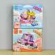 Senbao LuLu Pig Vehicle Canned Pig Train Ferry Ornament Toy Street Scene Bakery Assembled Le Play High Building Blocks