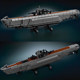 Leyi 66078 German World War II reconnaissance U-boat assembly fun high building blocks boys educational toy gift