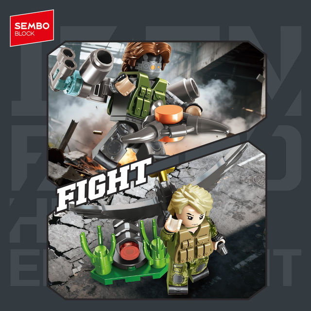 Iron-Blooded Delta Blind Box Stormtrooper Scout Silver Eagle SWAT Figure Assembled LEGO Wooden Toys