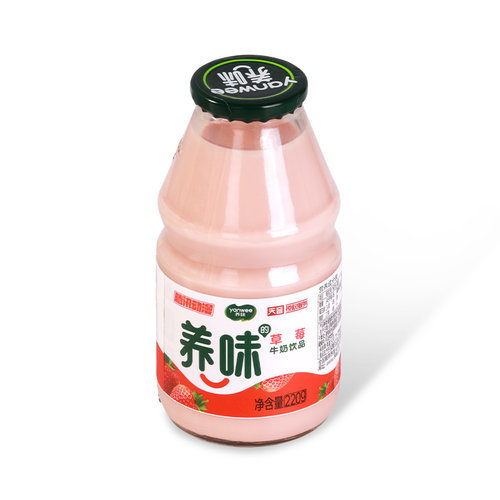 养味旗舰店草莓味哈密瓜味果奶学生早餐牛奶乳酸菌饮品6瓶12瓶装 - 图3