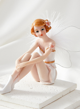 欧式创意可爱天使花仙子摆件