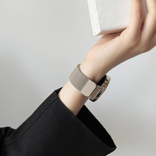 适用华为gt4手表带金属磁吸gt5/6智能手表watch4/3pro手表带新款watchgt3女款腕表41mm表带高端gt2荣耀手表链 - 图2