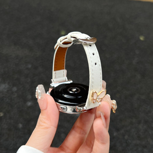 适用华为gt5/6手表带新款5pro系列女士手表链watchgt4智能运动女表watch4专用高级感3夏天女款2真皮夏季41mm - 图1