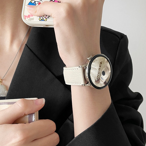 适用华为gt3手表带新款gt5/6真皮质磁吸watchgt4智能手表链watch3pro手表带女款专用高级感4pro女士2系列女表 - 图1