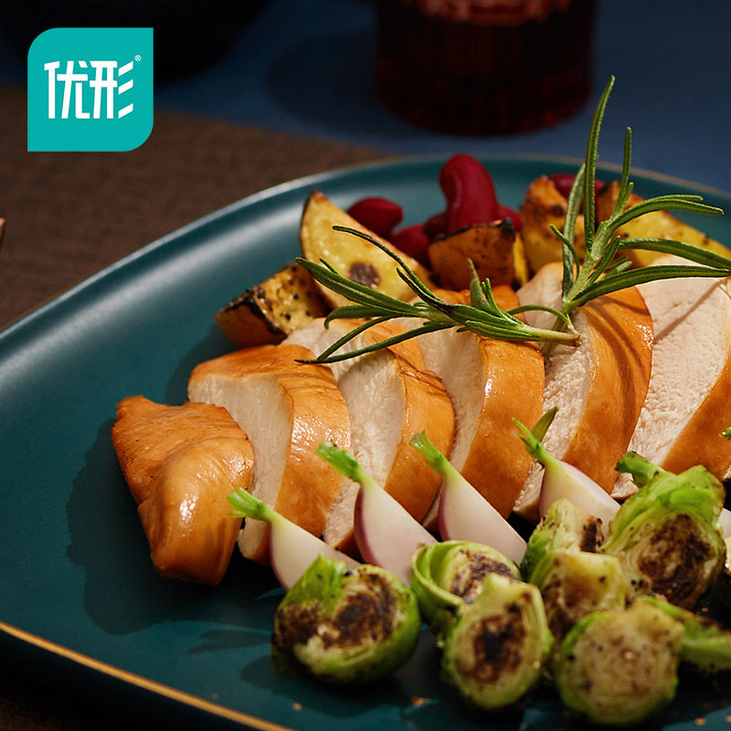 优形沙拉鸡胸肉低脂高蛋白鸡脯肉 富生金食品鸡胸