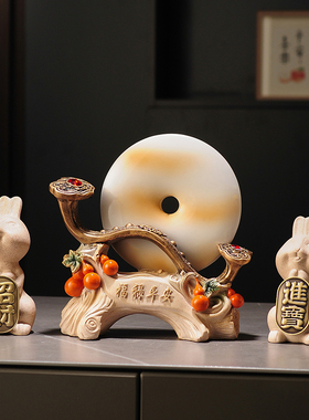 玉佩平安扣装饰品新中式