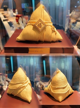 铸金999端午节黄金粽子摆件源头厂家一手货源实拍图只做精工精品