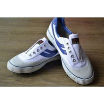 Yunnan Prolific Stone Lin White Canvas Football Shoes Nail Shoes Classic Country Goods 