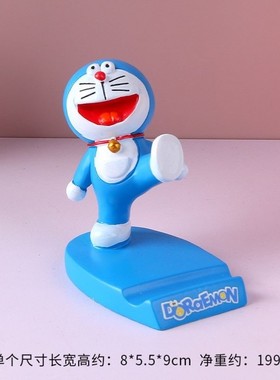 胖虎歪头摆件哆啦A梦周边公仔创意搞怪笔筒收纳盒卡通桌面装饰品
