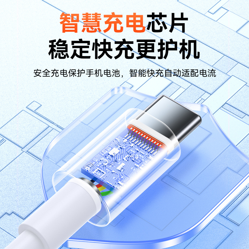 适用华为小米tapc11tpeyc6a闪充tpyec超级快充十tapyc苹果vivotypec充电线tpyc数据线tyoec快充tyoec手机typc-图1