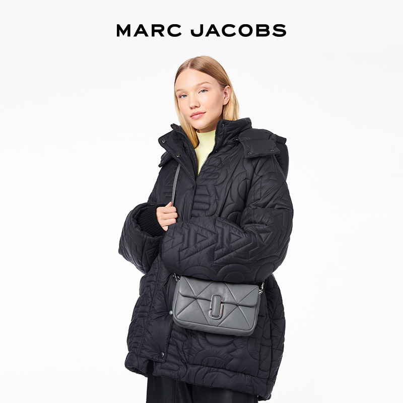 【折扣】MARC JACOBS  J MARC 中号羊皮绗缝单肩斜挎包 - 图2