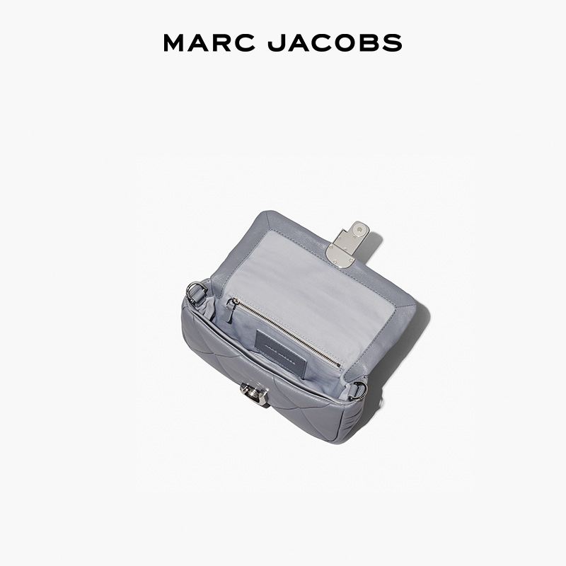 【季末折扣】MARC JACOBS  J MARC 中号羊皮绗缝单肩斜挎包 - 图0