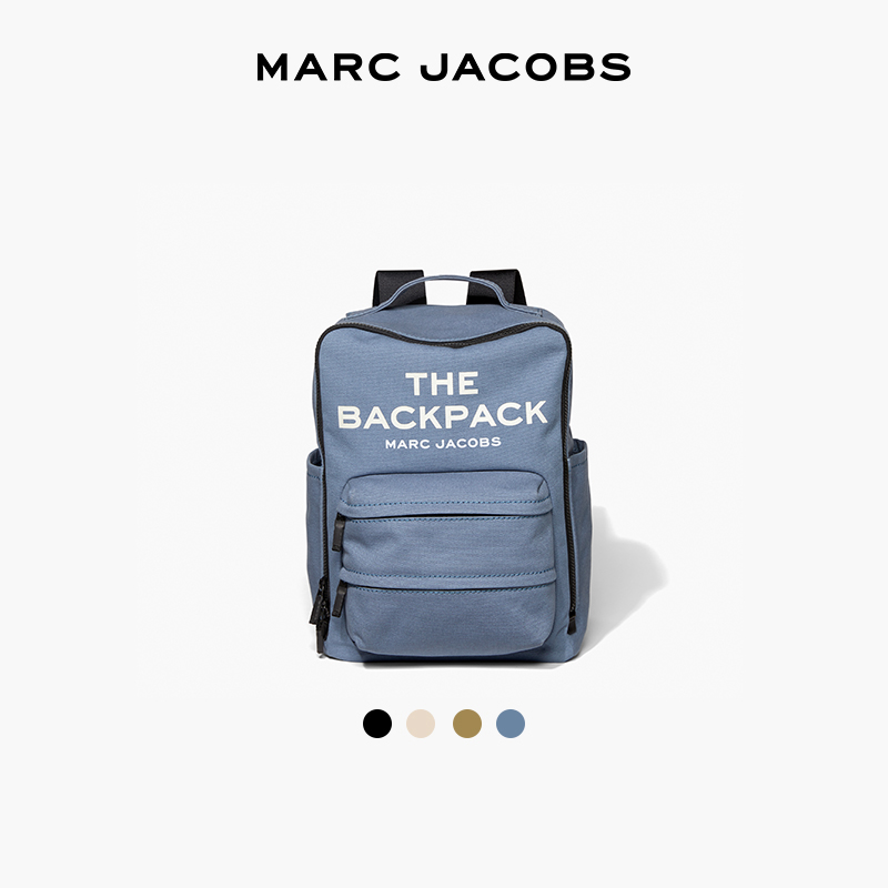 【折扣】MARC JACOBS BACKPACK  帆布休闲双肩背包电脑包 - 图0