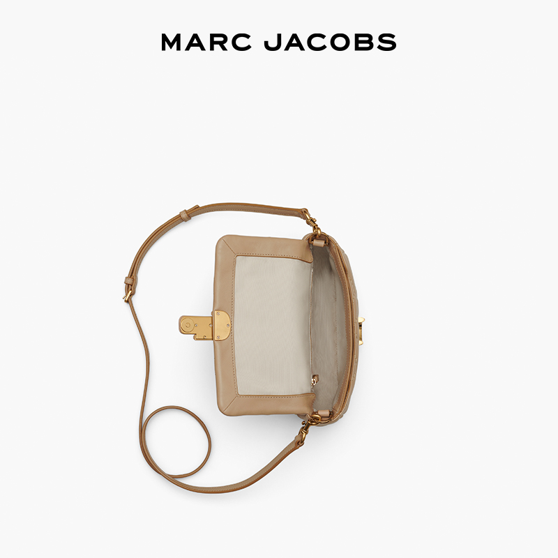 【折扣】MARC JACOBS MJ J MARC 中号羊皮绗缝单肩斜挎包 - 图1