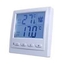 Leke D102D liquid crystal thermostat electrically heated carbon crystal wall warm heating cable temperature controller switch panel